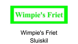 Wimpies Friet